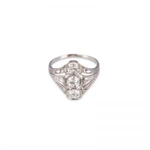 Art Deco Platinum Diamond ring