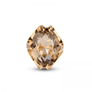 9ct Yellow Gold Oval Citrine Fancy Basket Set Ring