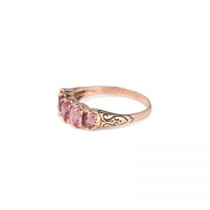 9ct Rose Gold Pink Tourmaline Ring