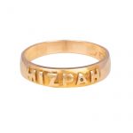 rose gold mizpah ring