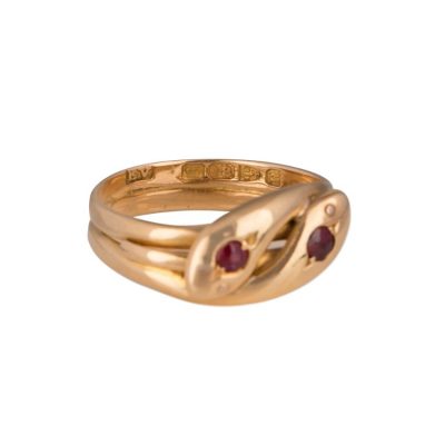 18ct-rose-gold-d-serpent-ring-ruby-eyes-chester-1899