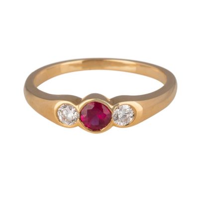 gold-burmese-ruby-diamond-bezel-set-ring