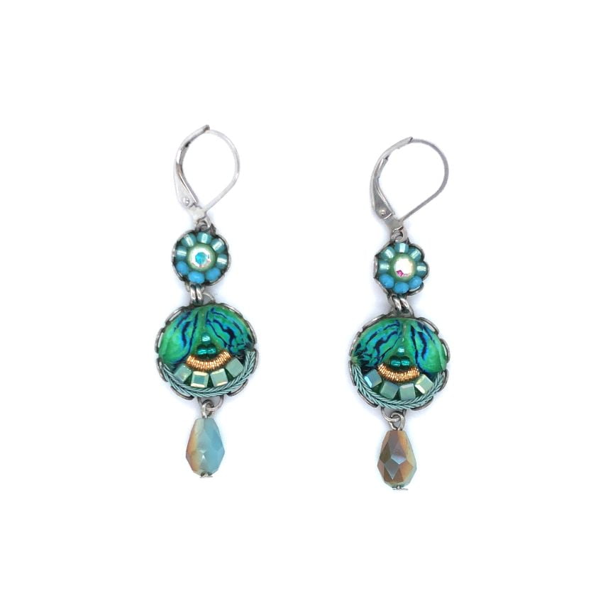 Ayala Bar Clear Water Classic Collection Hook Earrings - Avenue J ...