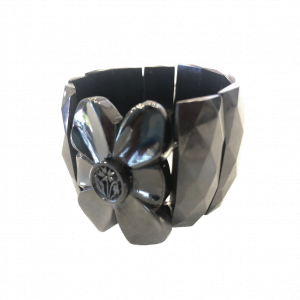 Victorian Whitby Jet Faceted Bracelet