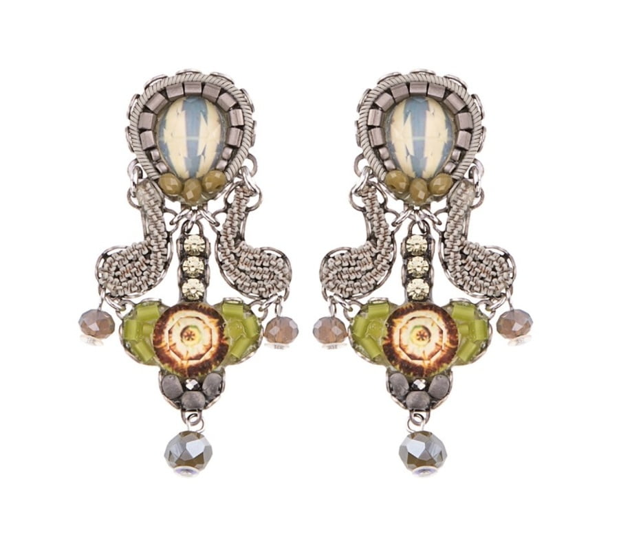 Ayala Bar - Gray Sparkle Asia Earrings - Avenue J Jewellery, Antique ...