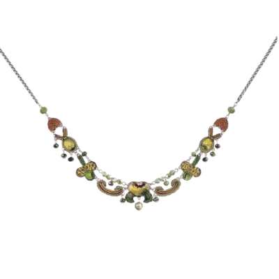 Ayala Bar - Green Meadow Ember Necklace