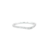 18ct White Gold Diamond Set Wave Ring - Image 4
