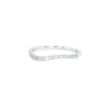 18ct White Gold Diamond Set Wave Ring - Image 2