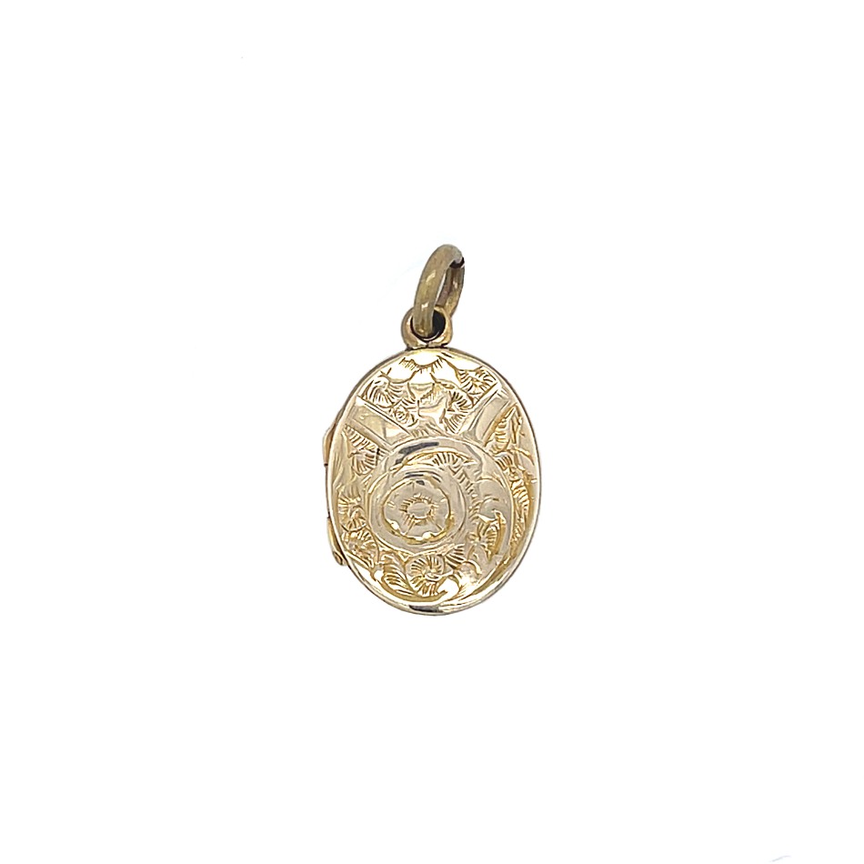 Victorian Yellow Gold small Oval Locket - Avenue J Jewellery, Antique ...