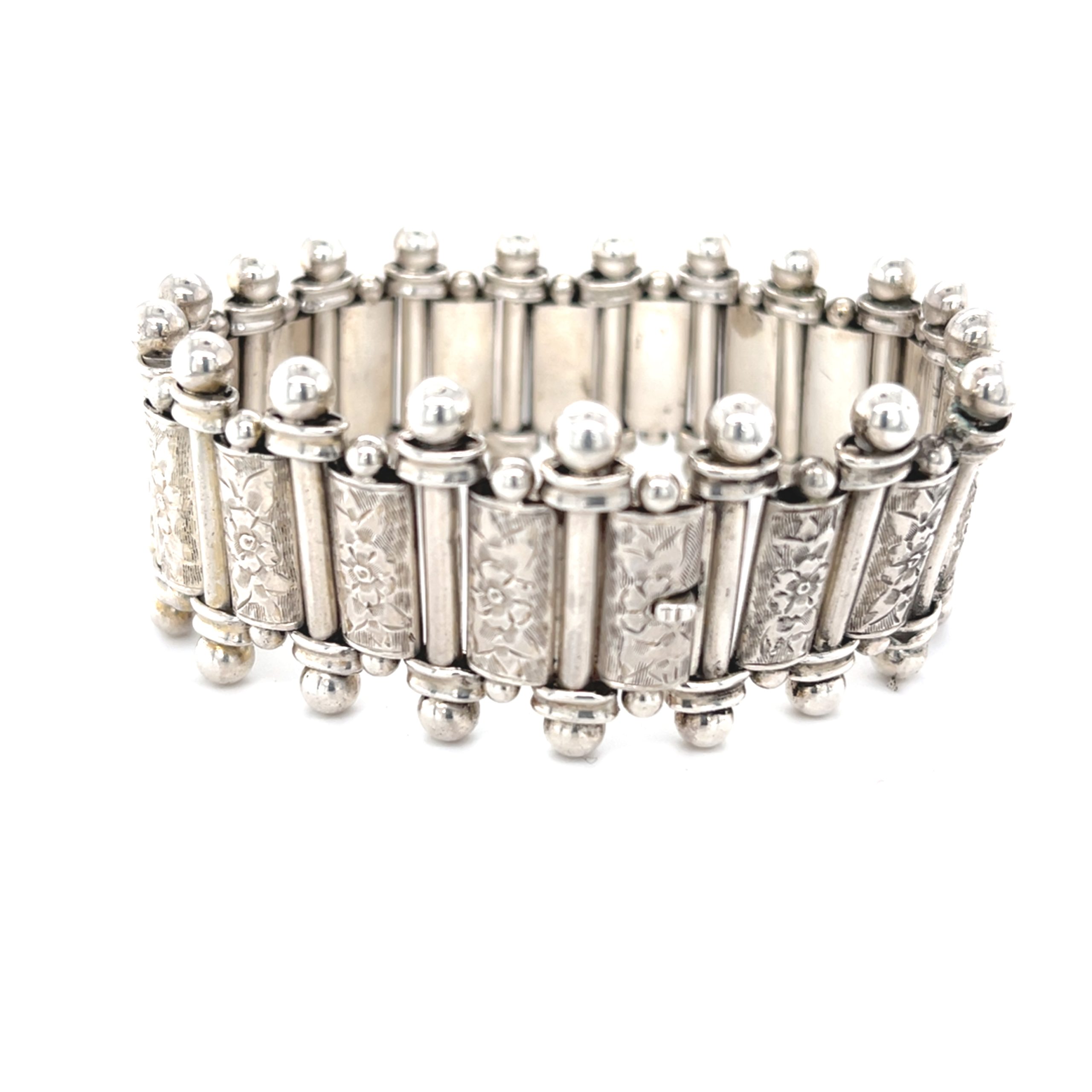 Victorian Silver Bracelet Circa 1890 - Avenue J Jewellery, Antique ...