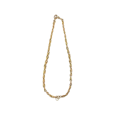 Edwardian 9ct Yellow Gold Fancy Link Albert Chain c1910