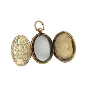 Victorian oval 4 sided family locket