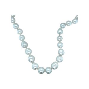 White South Sea Pearl Semi Drop necklace