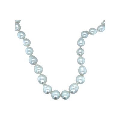 White South Sea Pearl Semi Drop necklace