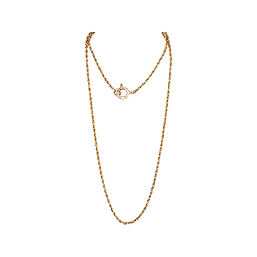 9ct Yellow Gold Fine Rope Chain - Avenue J Jewellery, Antique & Modern ...