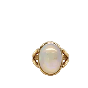 Crystal Opal 9ct Yellow Gold Ring