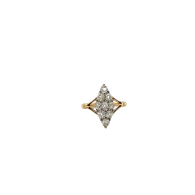 New Marquise Diamond Ring in 18ct Yellow Gold