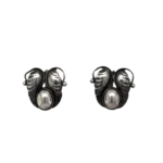 Art Deco clip on Earrings