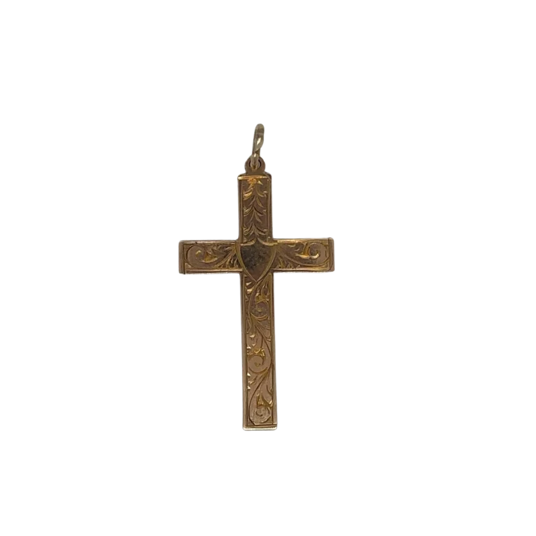 Victorian 9ct Cross Pendant