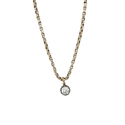 15ct Old European Cut Diamond Pendant - Image 2