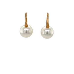 18ct Rose Gold South Sea Pearl Autore Earrings