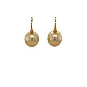 Golden South Sea Pearl earrings