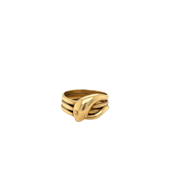 18ct Yellow Gold Serpent Ring