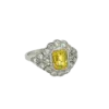 Yellow Sapphire and Diamond Ring - Image 3